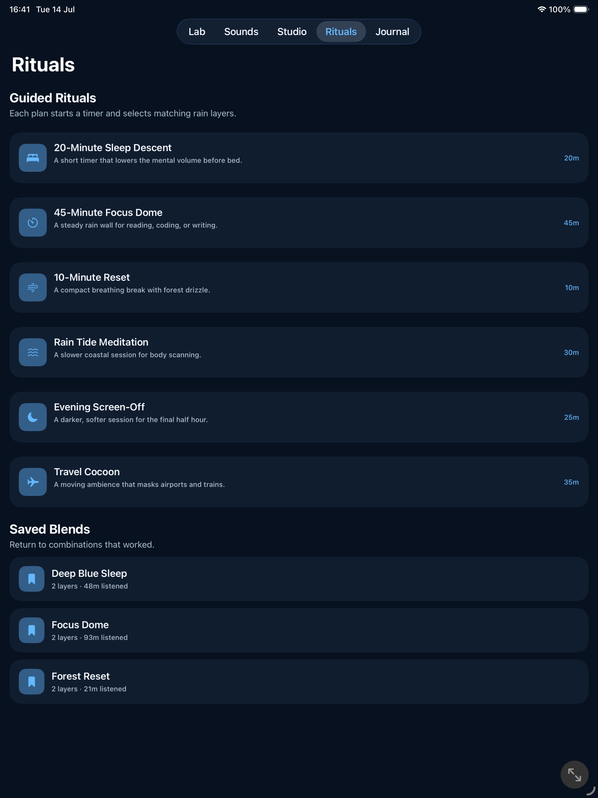 Rain&Beat: Calm Sounds screenshot 11