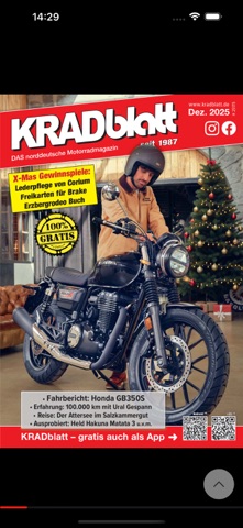 KRADblatt Motorradmagazin screenshot