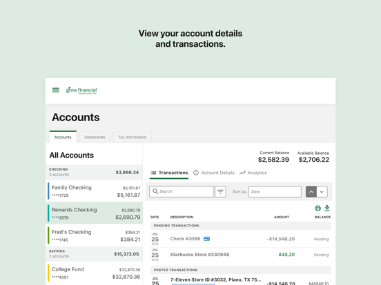 Screenshot #6 pour Grow Mobile Banking