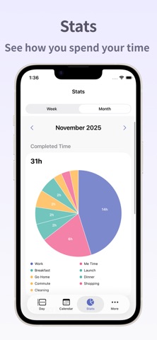 Daily Time Planner MyDailyTime iPhone screenshot
