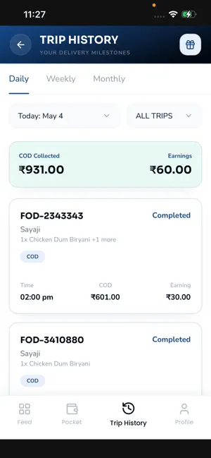 Foodelo delivery partner screenshot 2