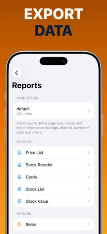 Inventory Control with Scanner iPhone screenshot
