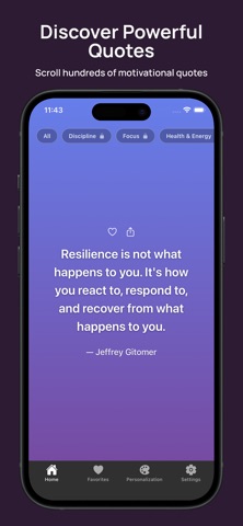 Motivation Quotes & Widget Screenshot 1 of 6