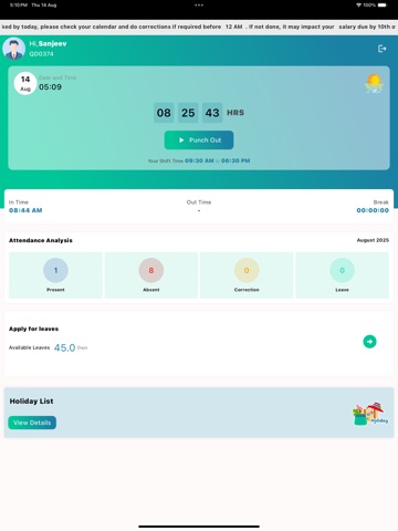 App screenshot