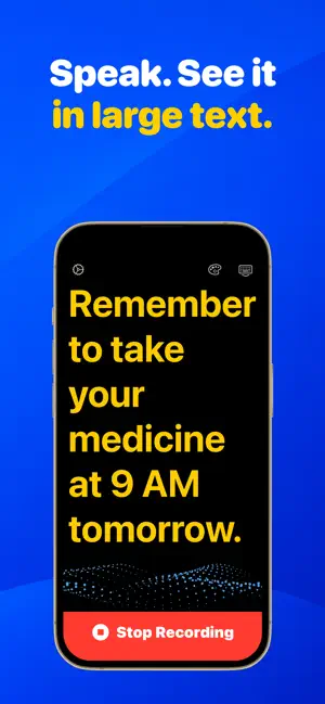 Voice to Text for Seniors screenshot 1