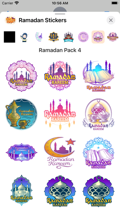 Screenshot #2 pour Animated Ramadan Stickers