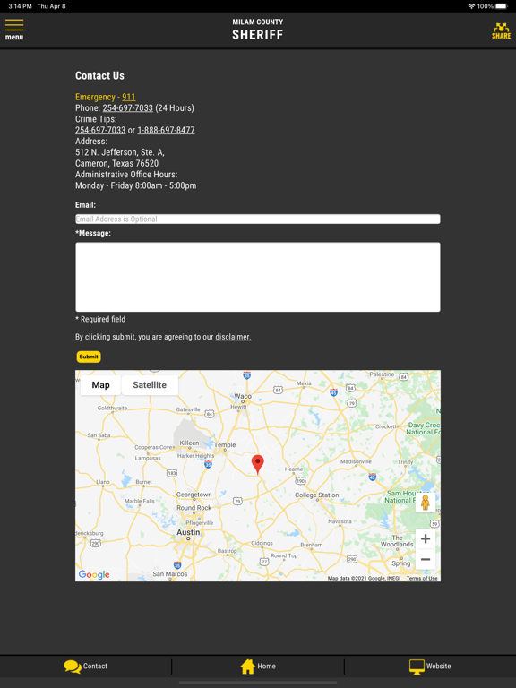 Screenshot #6 pour Milam County TX Sheriff