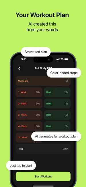 Quick HIIT & Tabata Timer screenshot 3
