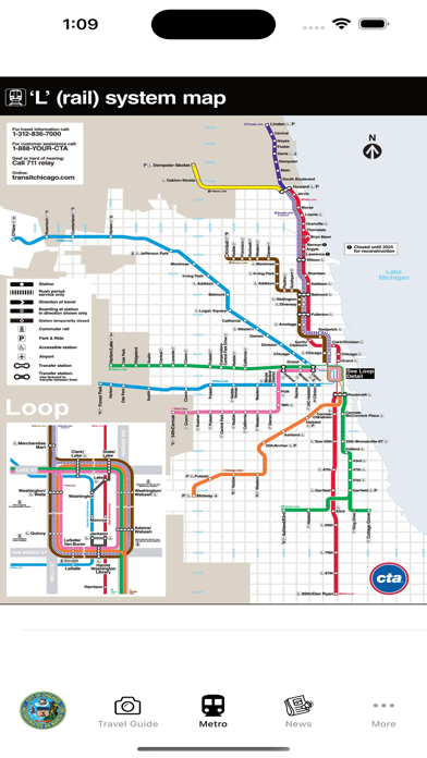Screenshot #3 pour Chicago Guide and Subway map
