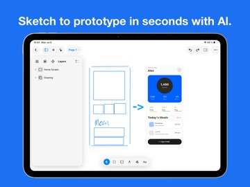 Aether - UI Design for iPad iPad screenshot