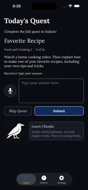 CrowSpeak Language Practice screenshot 4