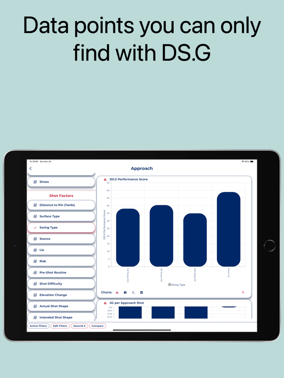 DeepStats.Golf iPad screenshot 3 - Sports app