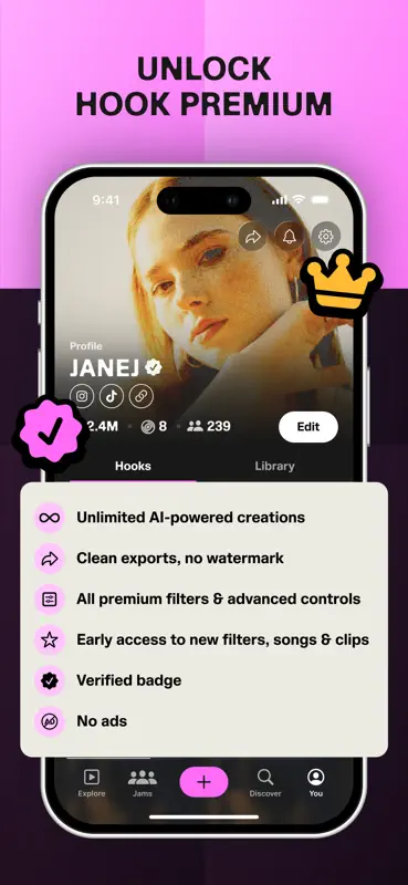 Hook - The Social Music App screenshot 8 of 8