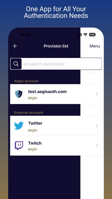 AEGIS Mobile ShieldONE Screenshot