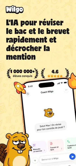 wilgo| IA n°1 révision devoirs iPhone screenshot 1