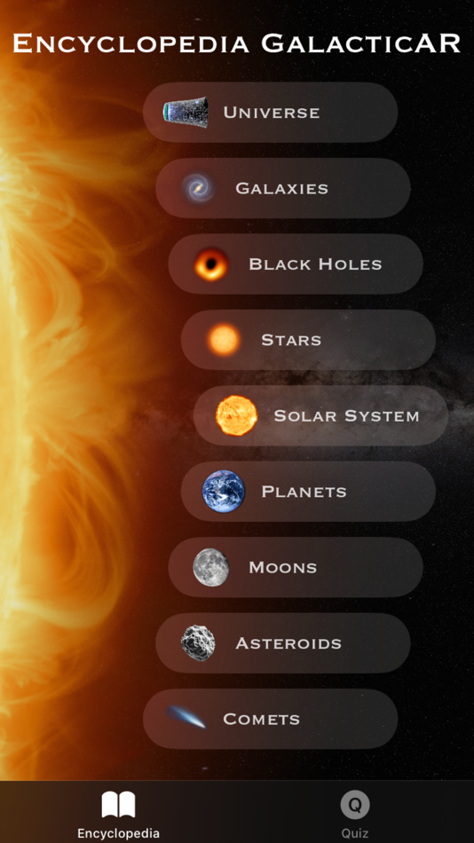 #1. GalacticAR: Space Sim & Quiz (macOS) Podle: Vielfalt Software e.U.