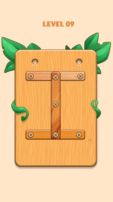 Unscrew Wood Nuts & Bolts Game Screenshot