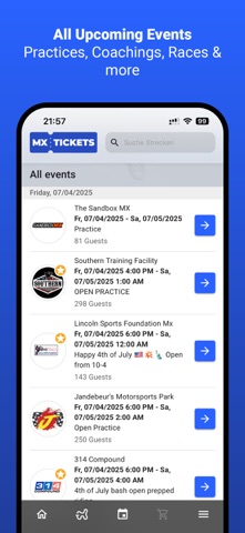 MX Tickets Screenshot 2 of 4