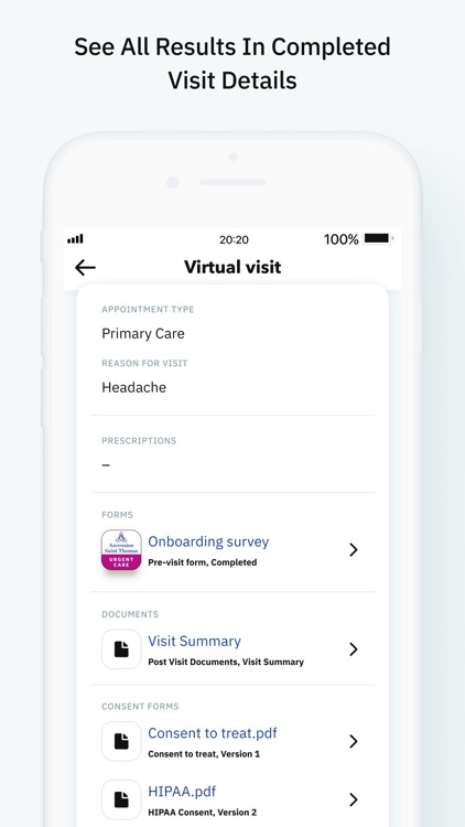 Ascension St. Thomas UC screenshot-6