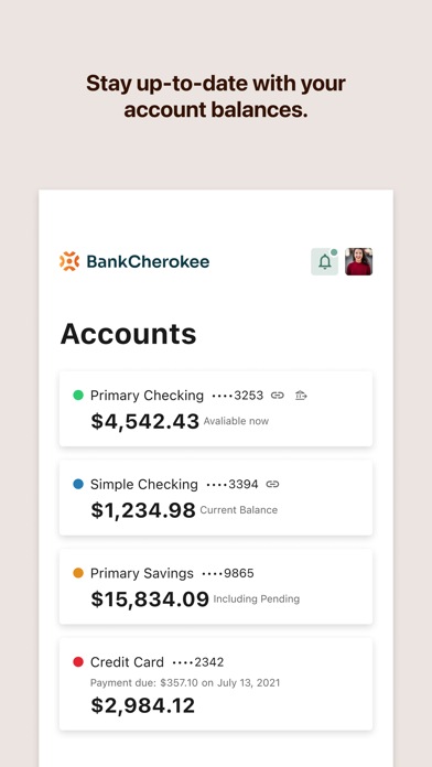 BankCherokee Mobile Screenshot 3 of 8