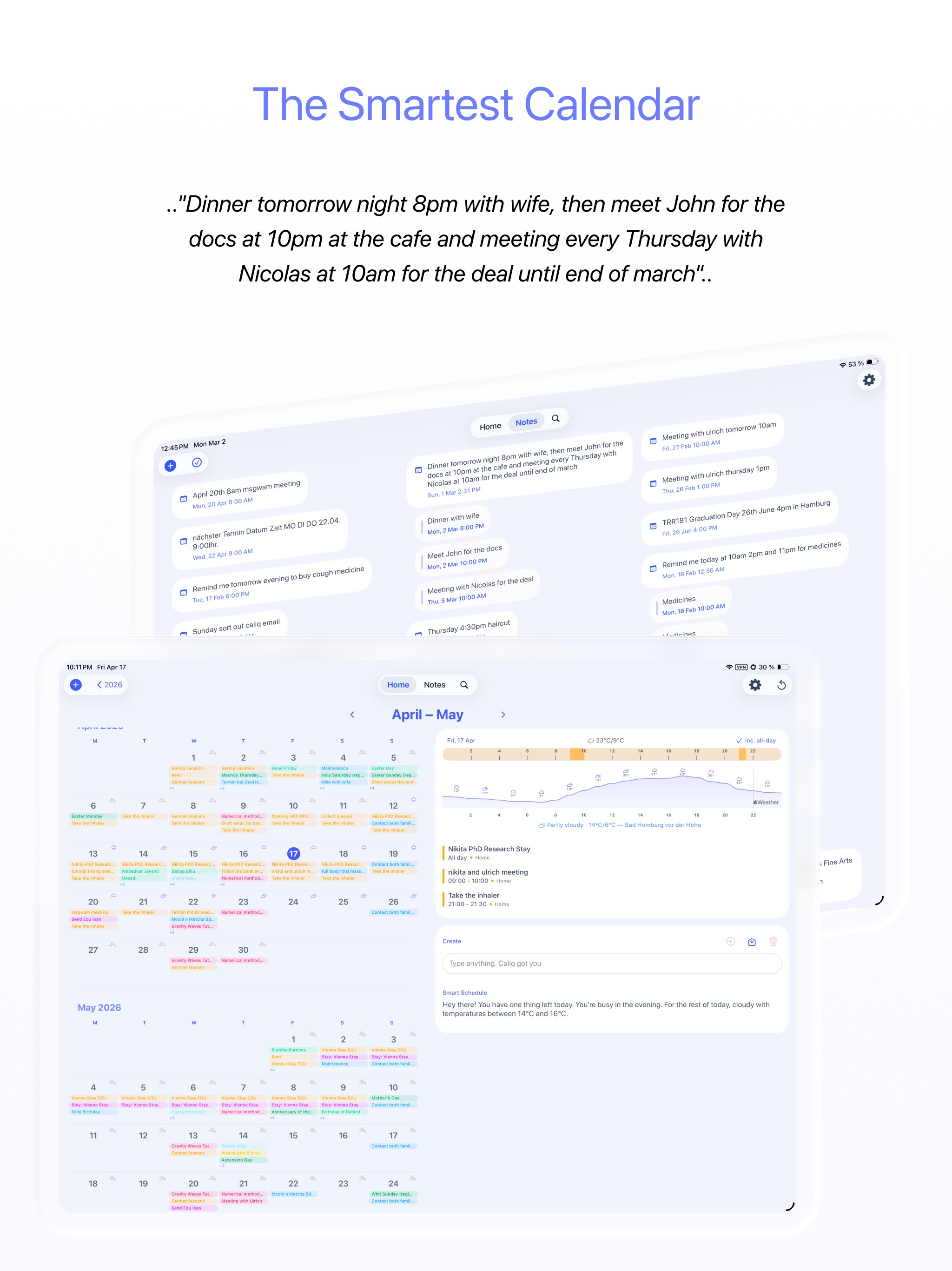 Natural Calendar - Caliq