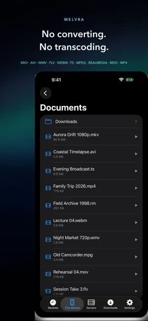 Melvra: MKV Video Player screenshot 2