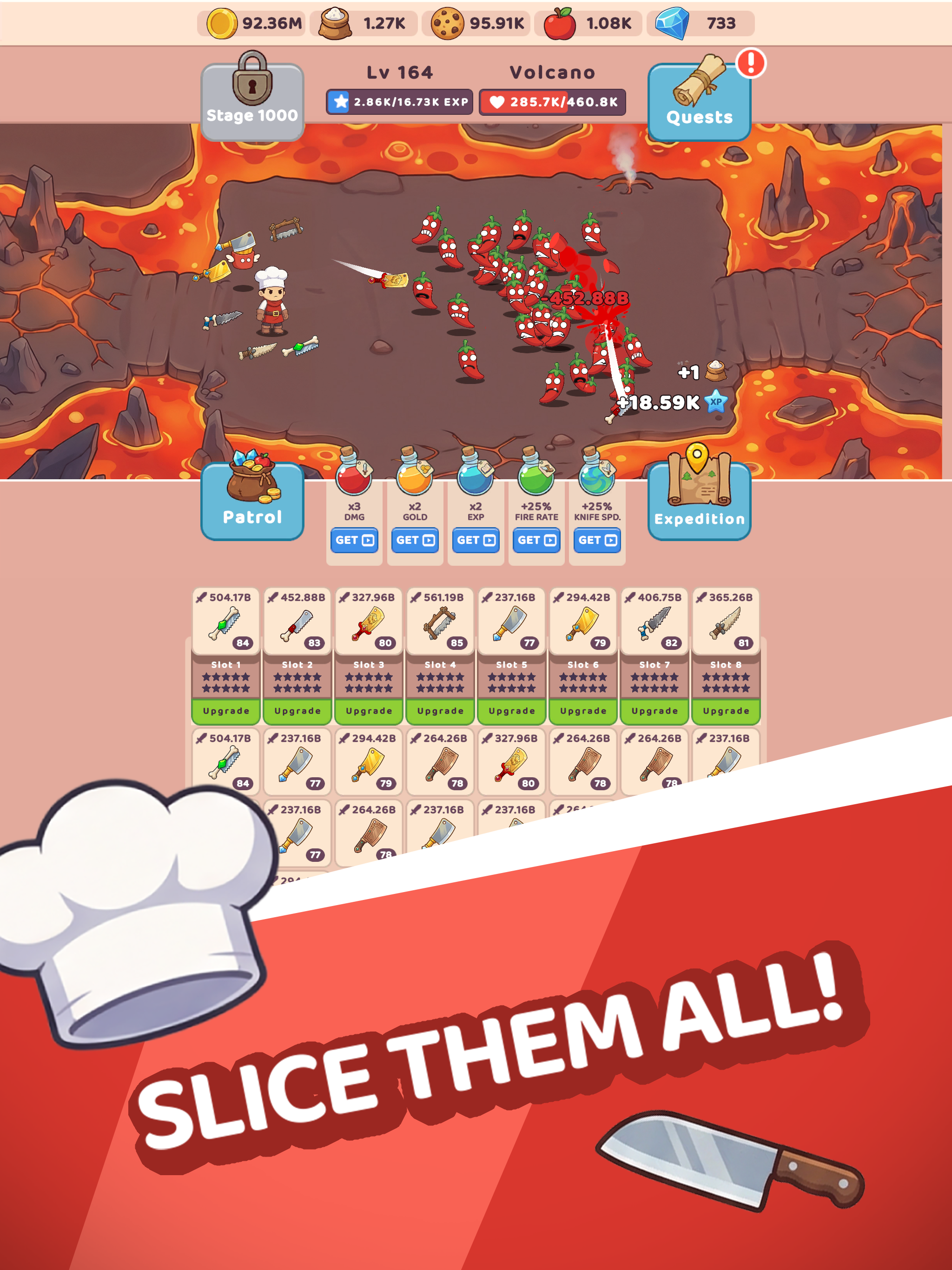 Knife Hero: Idle RPG