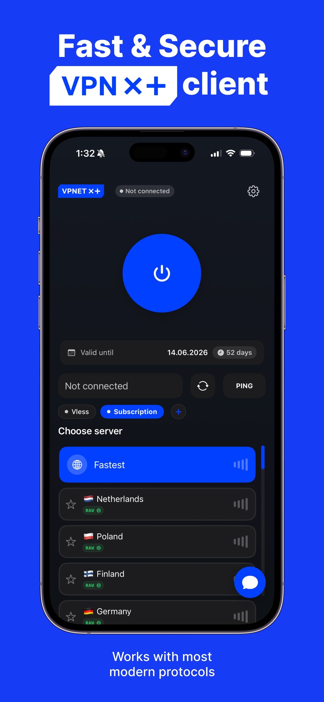 VPNET — Fast Proxy Client
