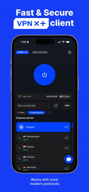 VPNET — Fast Proxy Client screenshot 1