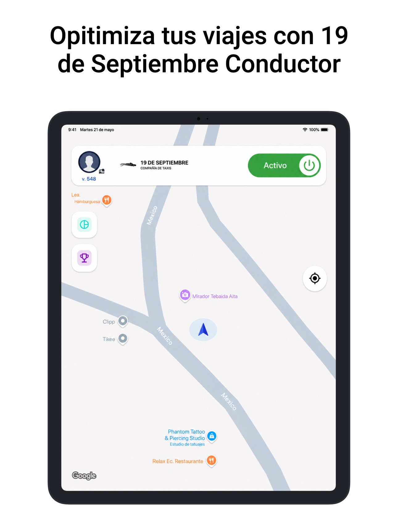 Screenshot 6 of 19 de Septiembre Conductor