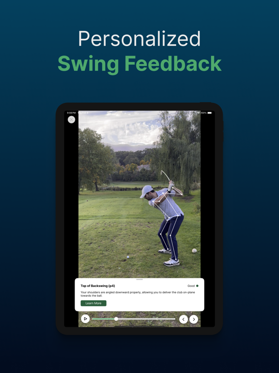 Greenside AI iPad screenshot 1 - Sports app