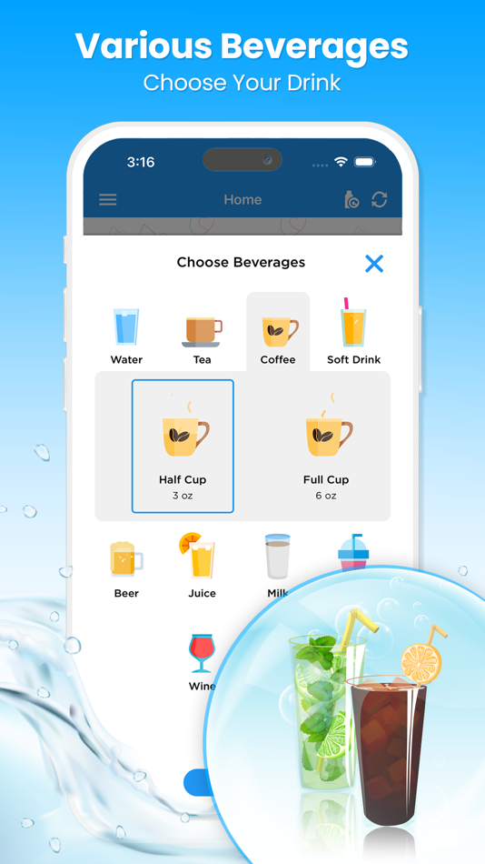 #2. Drink Water Reminder N Tracker (iOS) By: Phoenix Games LLP