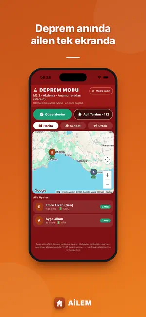 Ailem: Aile Konum ve Güvenlik screenshot 2