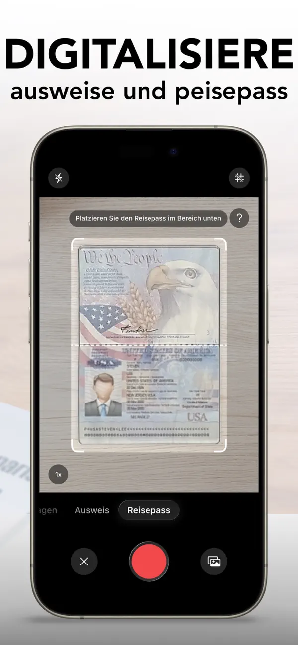 SCAN ACE · PDF Scanner App iPhone App Screenshot 3 – Wirtschaft