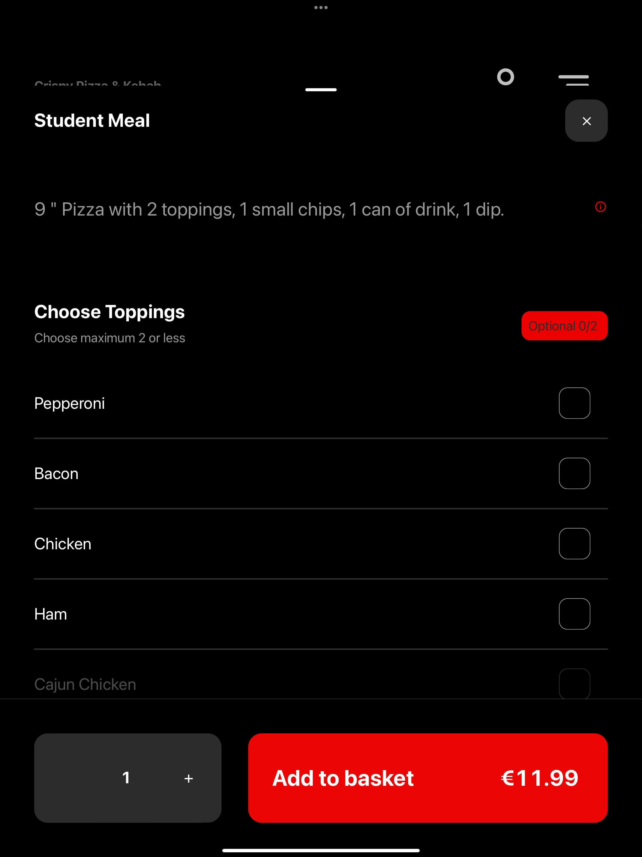 Crispy Pizza & Kebab screenshot 8