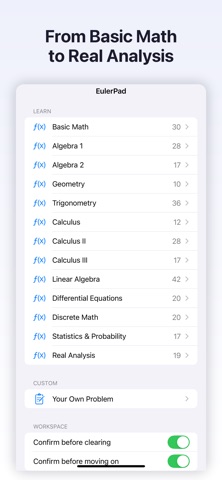 EulerPad: Math Practice Screenshot 2 of 5