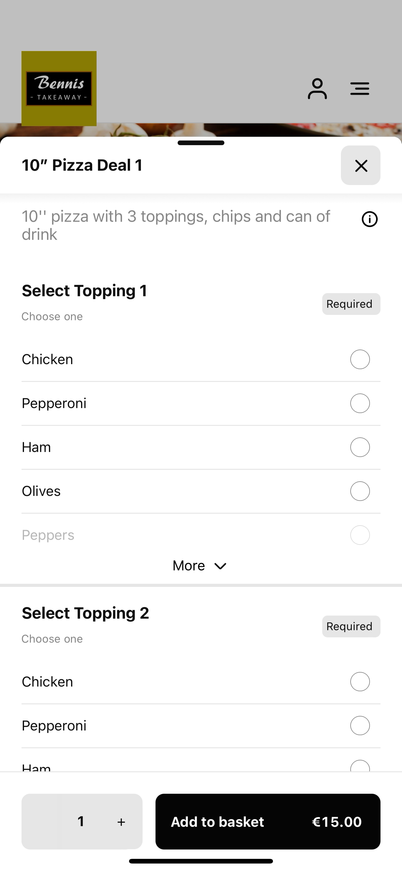 Bennis Takeaway Tullow