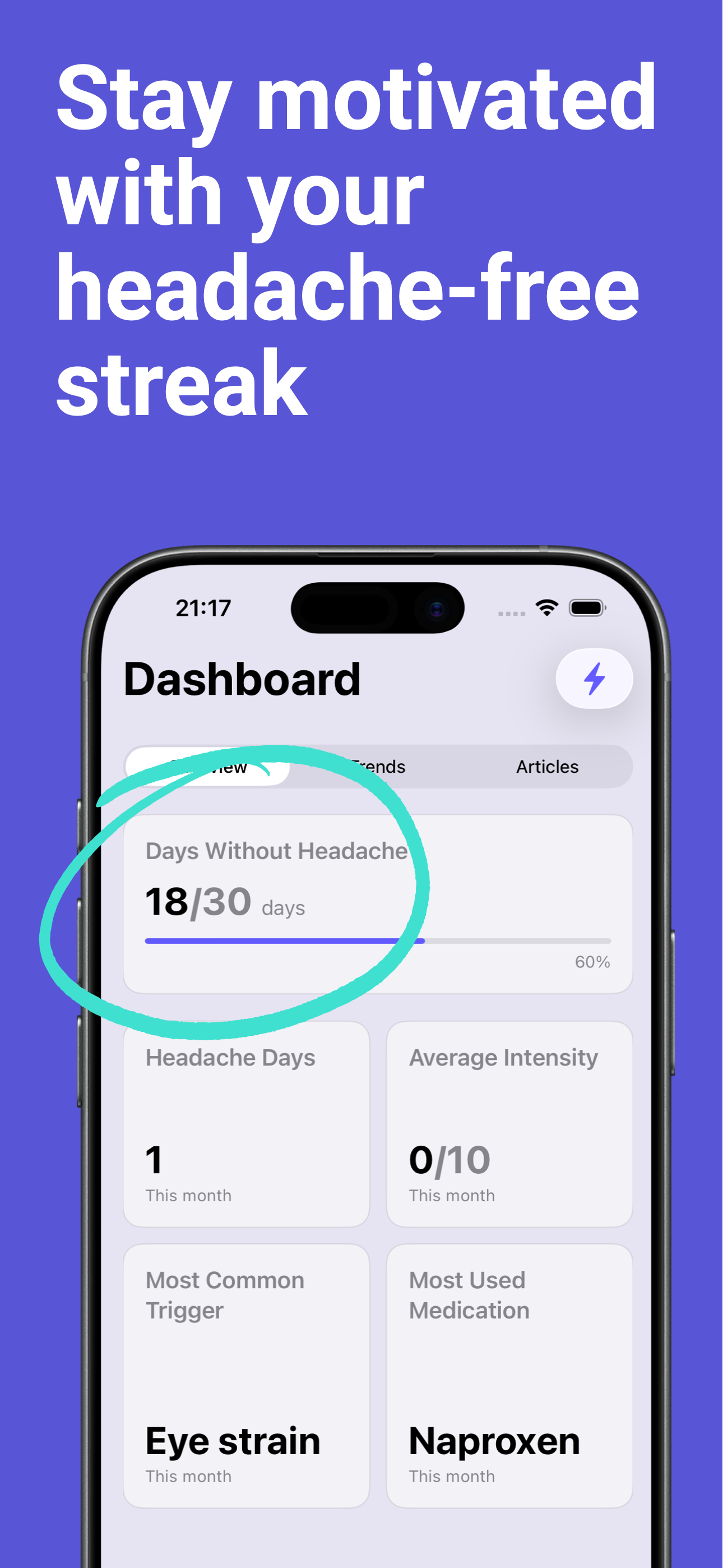 Headache Tracker: HeadYogi