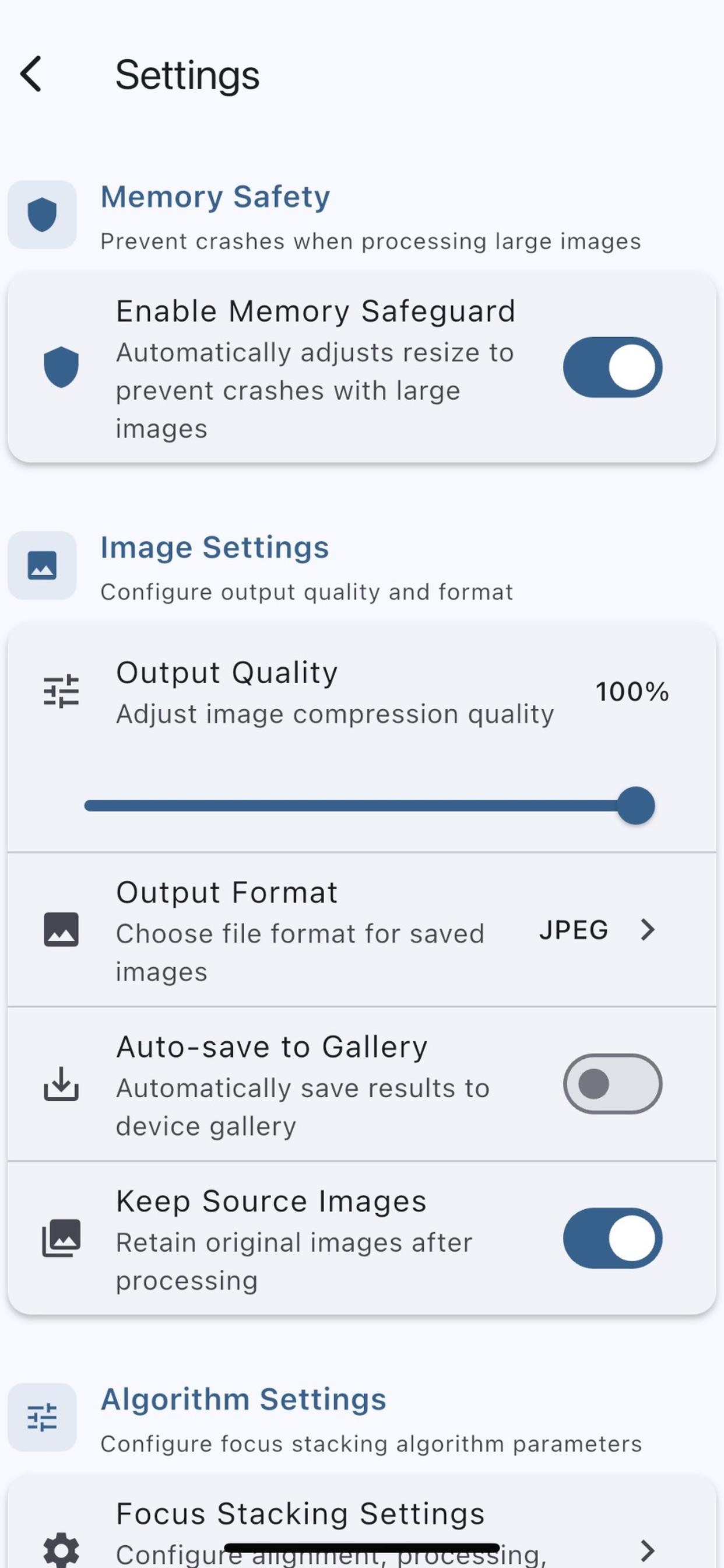 iFocus Stacking screenshot 4