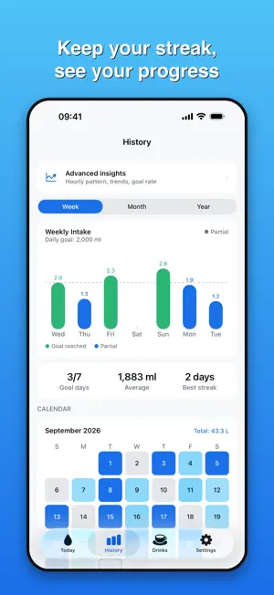 Water Tracker: Daily Log screenshot 3