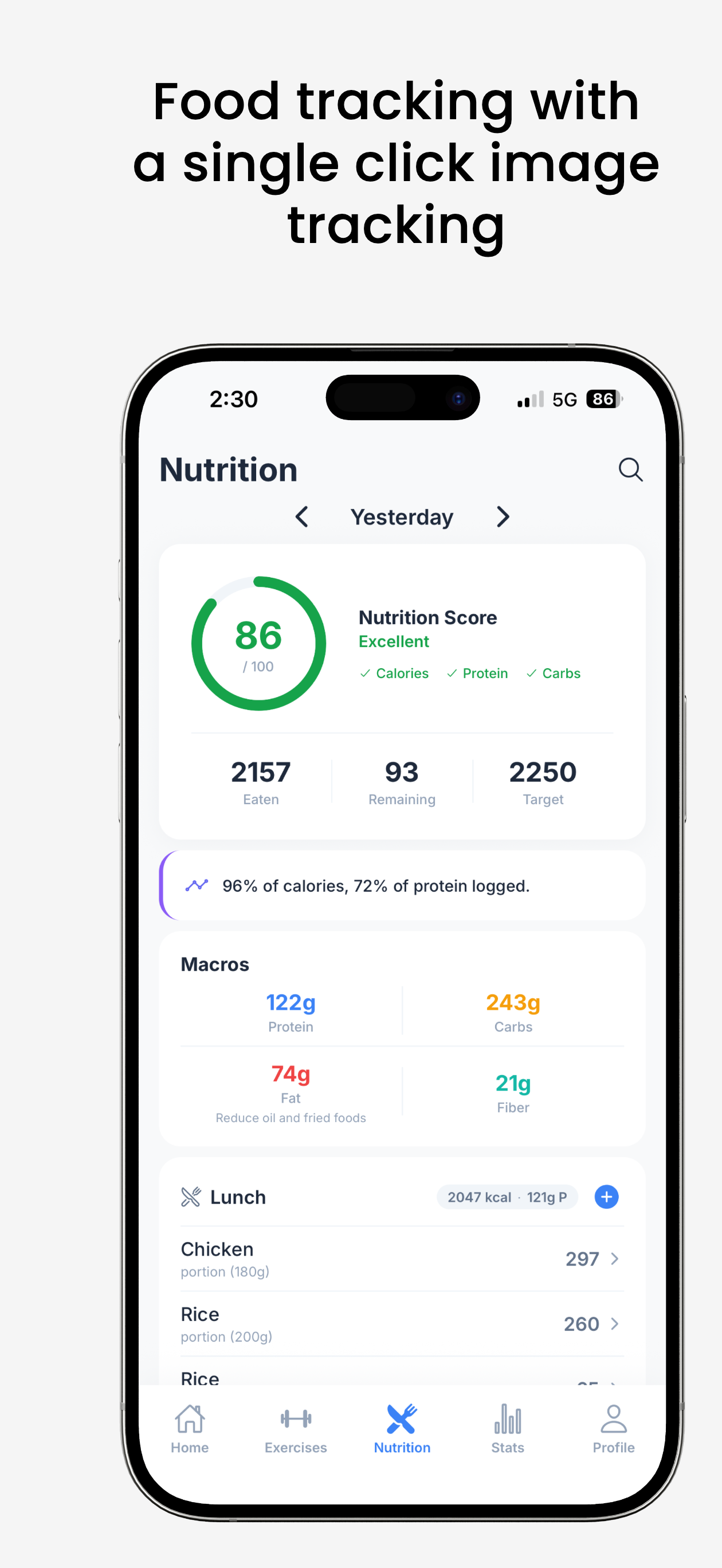 SpotMe: Gym & Calorie Tracker screenshot 4