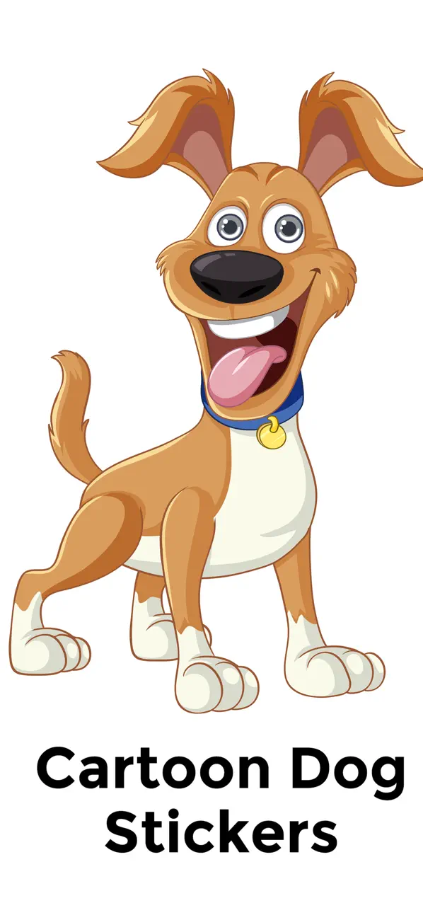 Screenshot #1 pour Cartoon Dog Stickers Set