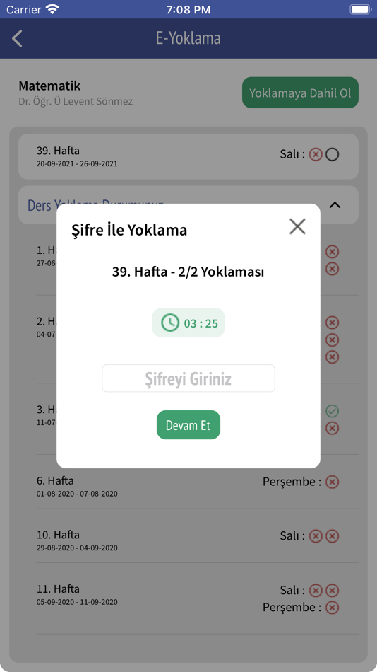 #7. E-Yoklama (iOS) 由: Ceviz Yazilim Bilisim Danismanlik Ith.Ihr.San.Tic.Ltd.Sti.