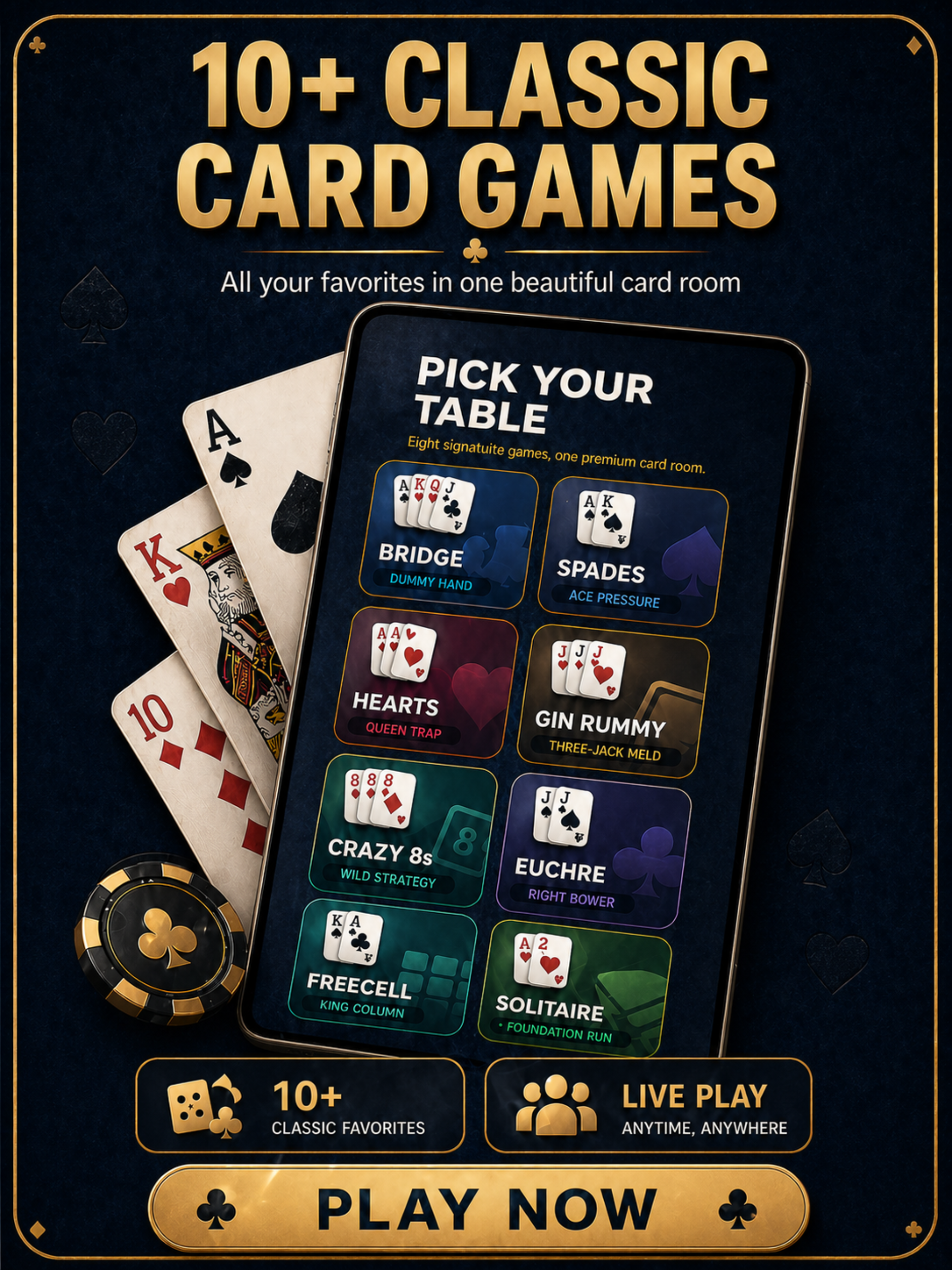 Card Games: Solitaire Poker