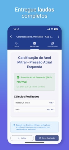 EchoDICOM Calc - Diástole 2025 screenshot
