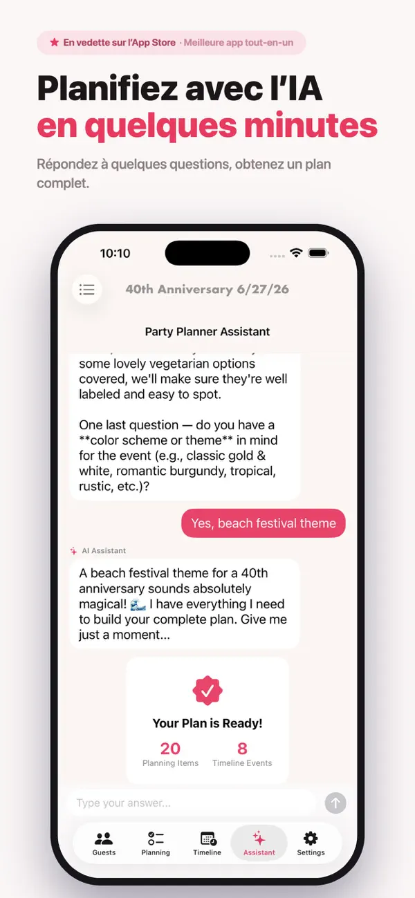 Screenshot #2 pour Pro Party Planner
