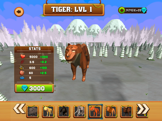 Screenshot #6 pour Animal War - The Ice Age