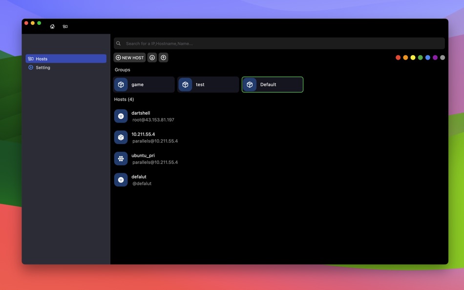 #2. DartShell - SSH & SFTP client (macOS) 由: 雪峰 阳