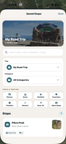 Road Trip Pins Screenshot 1 of 4