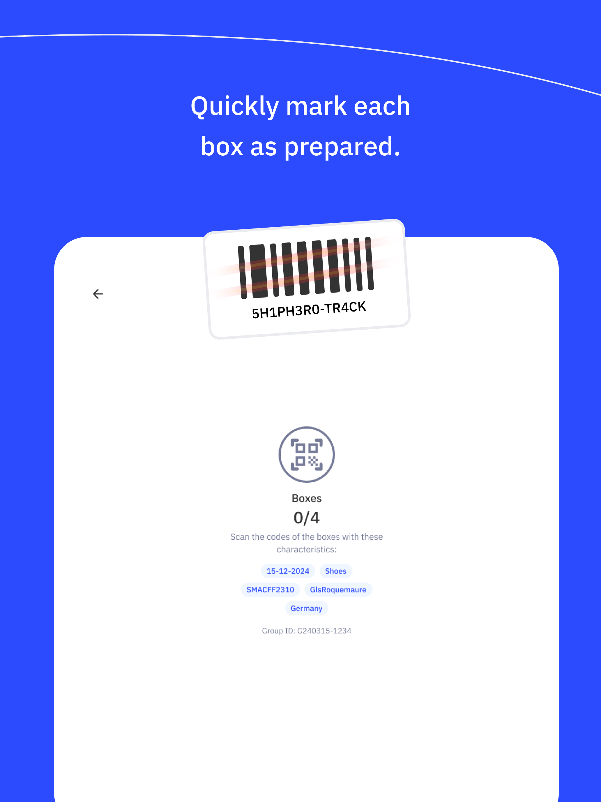 Crowdsender Warehouses